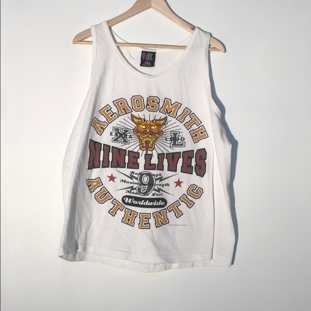 Vintage Aerosmith ‘Nine Lives’ tank top